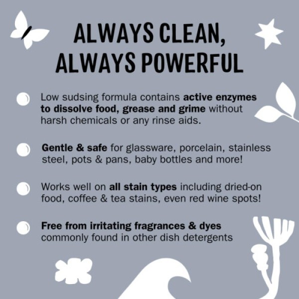 Molly's Suds Dishwasher Pods | Clean Dishwasher Detergent Cuts Grease & Rinses Clean (Residue-Free) for Sparkling Dishes | 120 Auto-Release Tabs